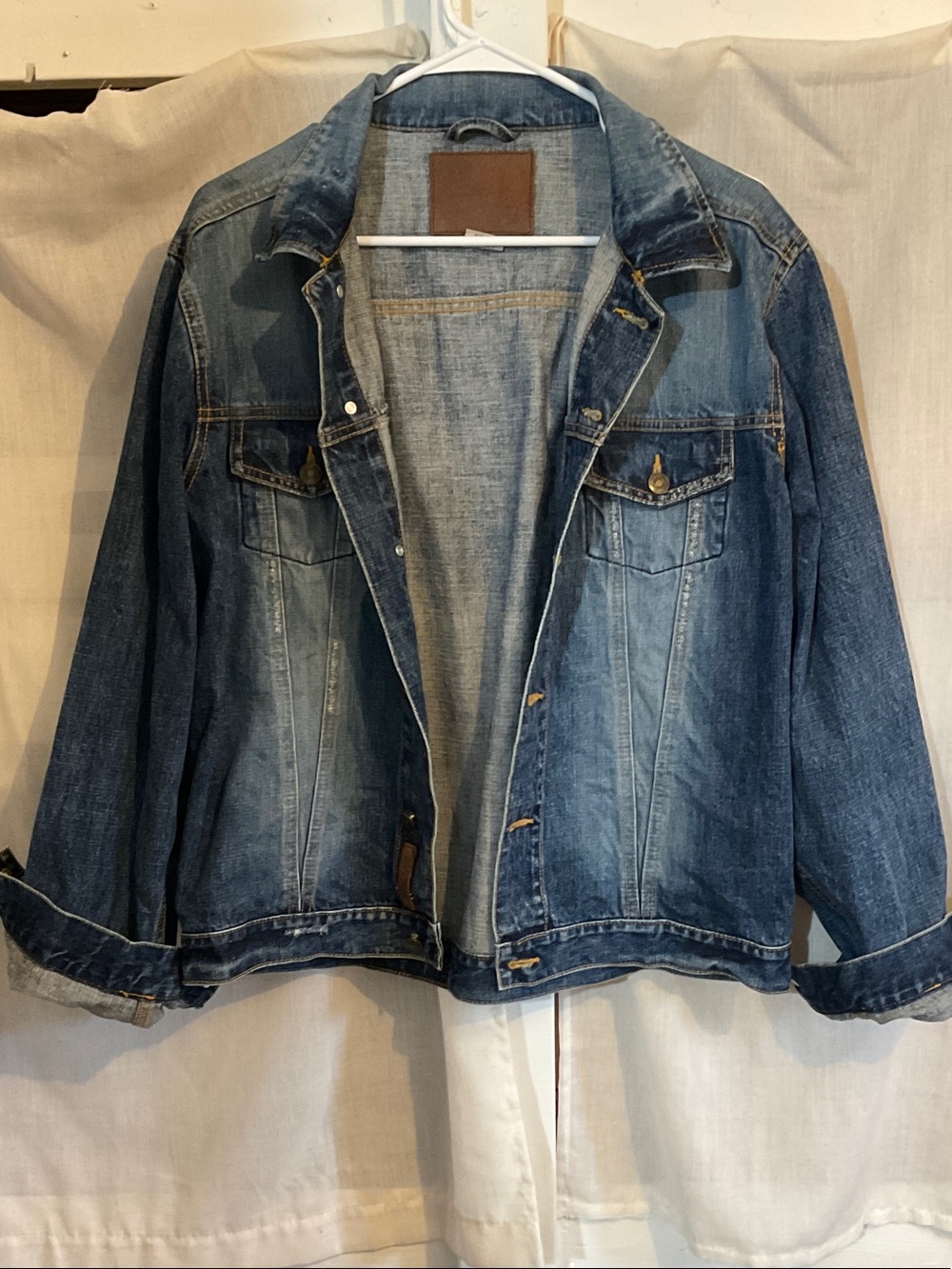 Classic Blue Denim Jacket - Women's Lightweight Jean Coat